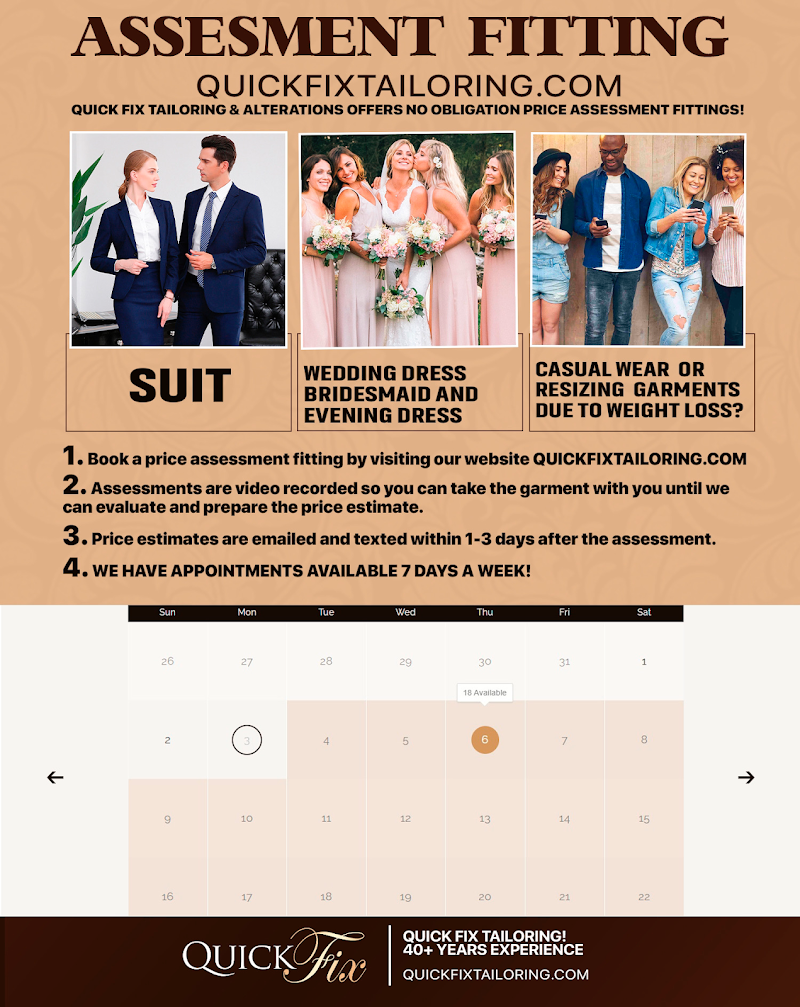 QuickFix Tailoring Alterations & Tuxedos cover image