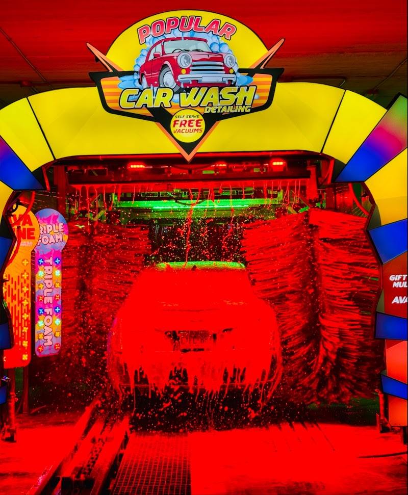 Popular Car Wash - Free Vacuums cover image