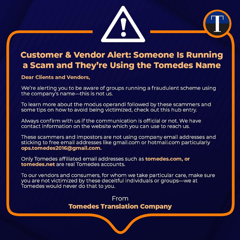 Tomedes Translation Company cover image