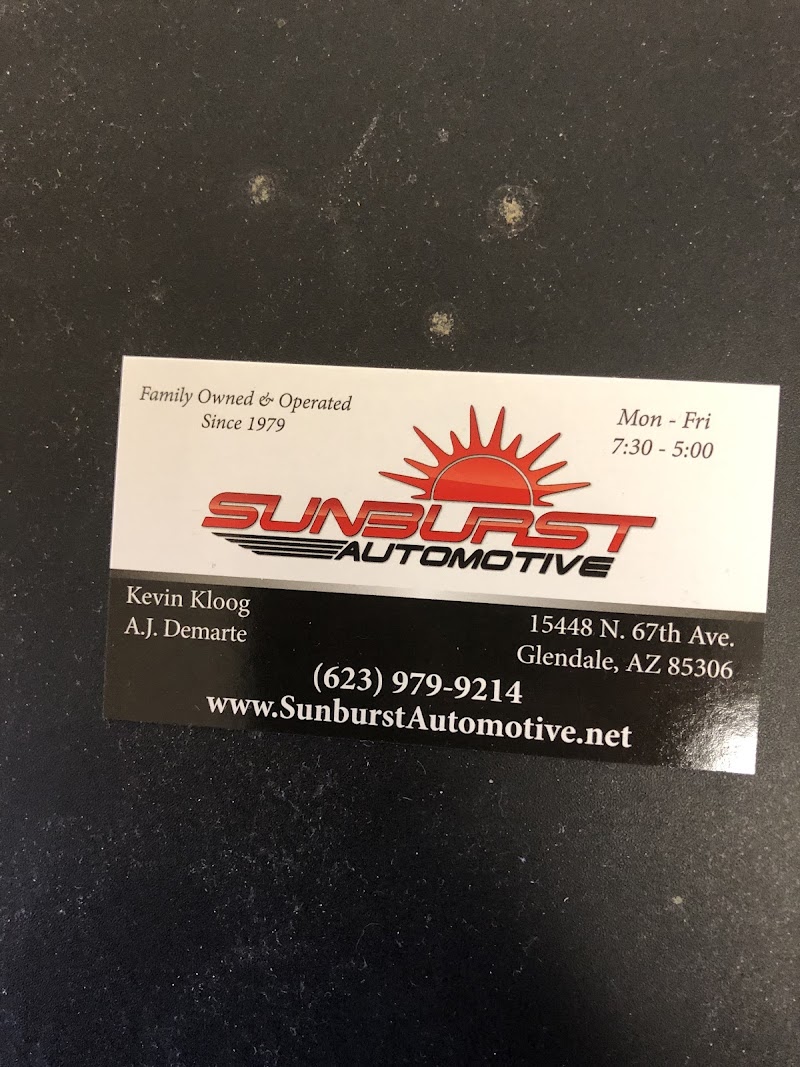 Sunburst Automotive cover image