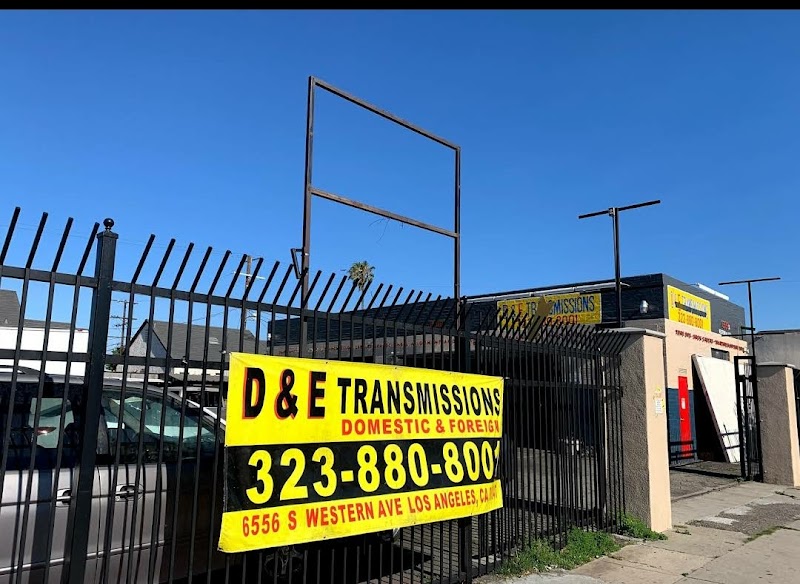 D & E Transmissions cover image