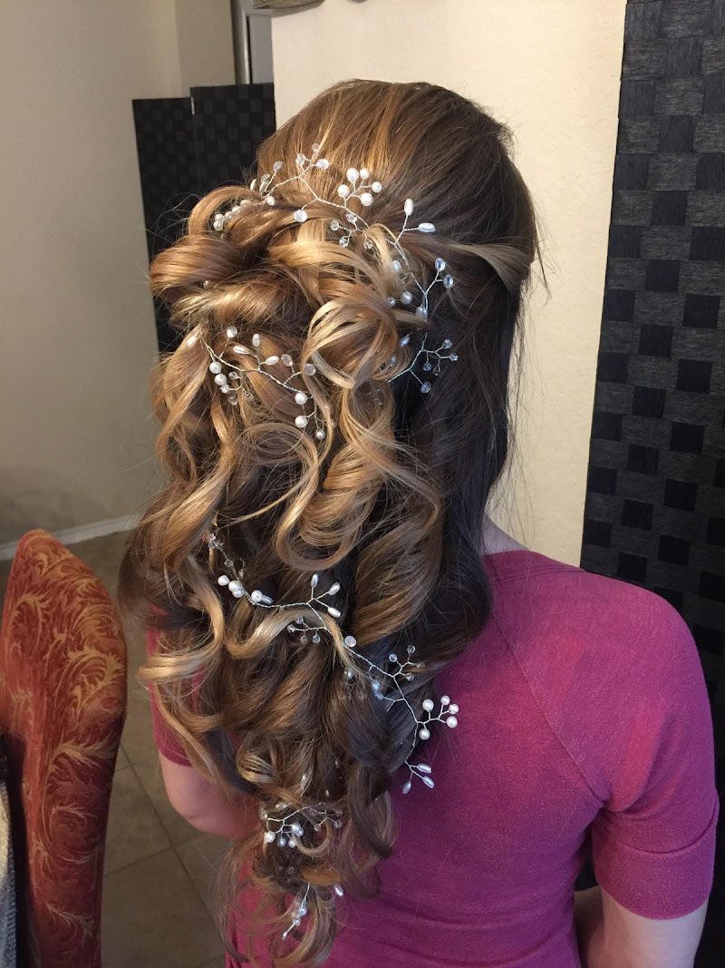 Lily Flower hair and makeup cover image