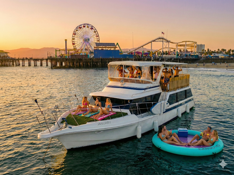 ISLAND BOAT MDR: 59ft & 63ft Yacht Rental| #1 Party Deck| Dance Floor| Karaoke| Dolphin Watching cover image