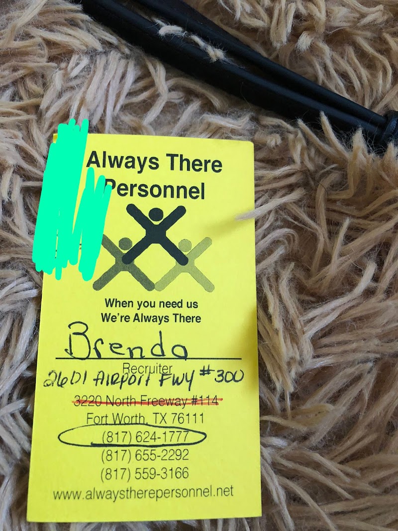 Always There Personnel of Fort Worth cover image