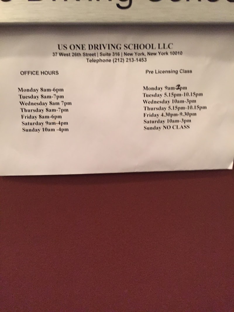 US ONE Driving School cover image