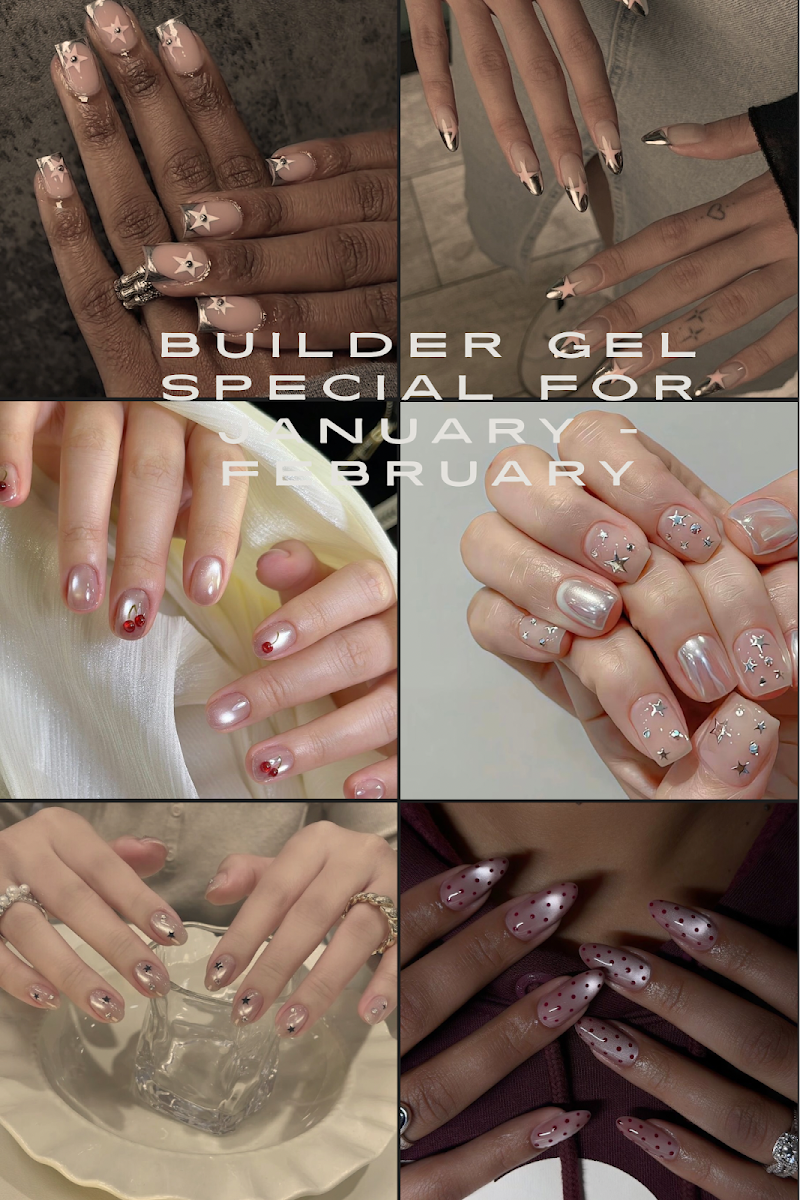 Builder gel girl nail