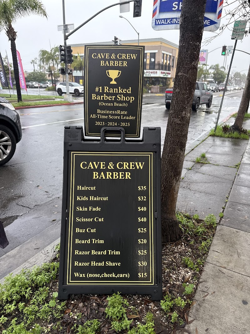CAVE AND CREW BARBER