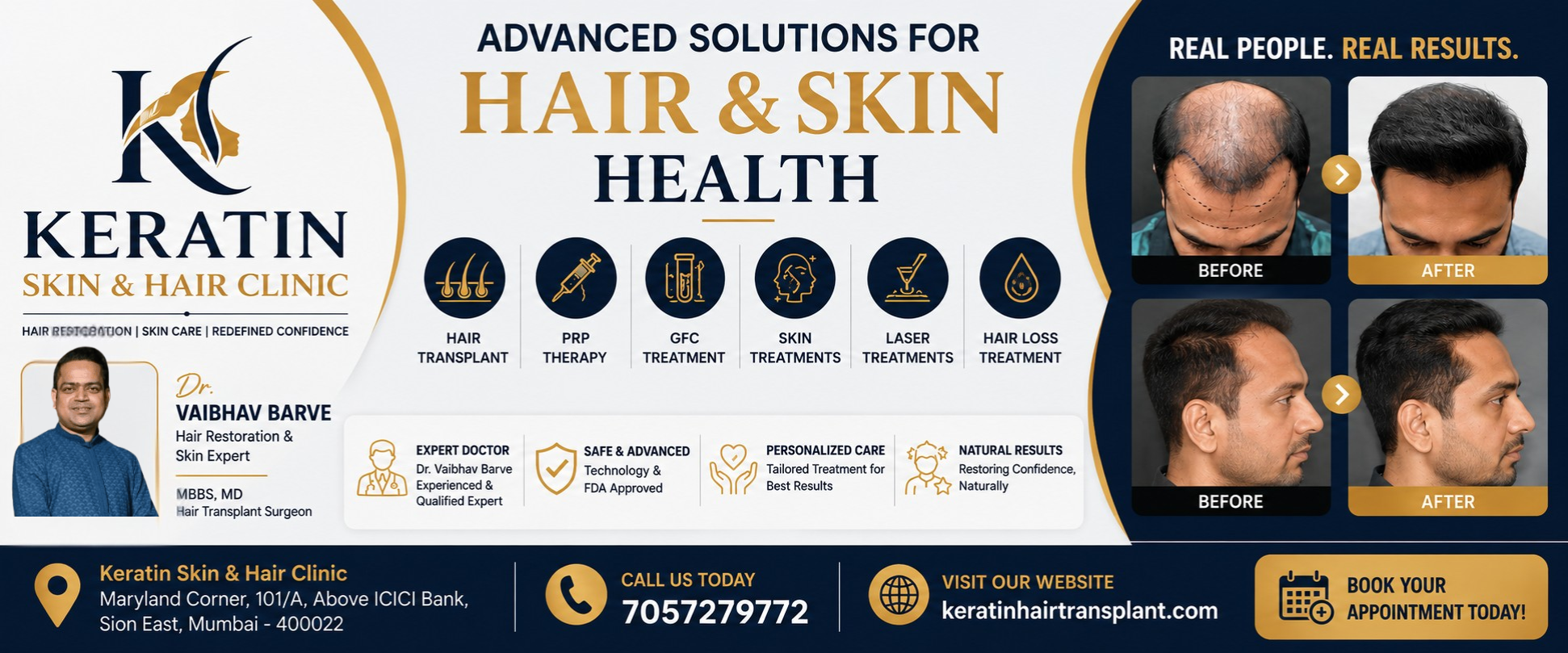 Keratin skin and Hair clinic cover