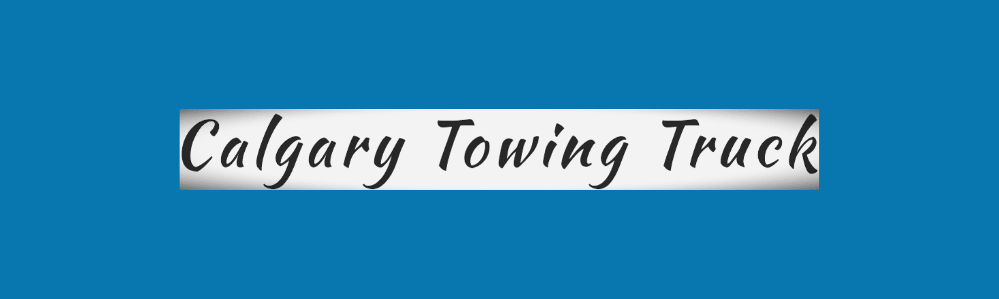 Calgary Towing Truck cover