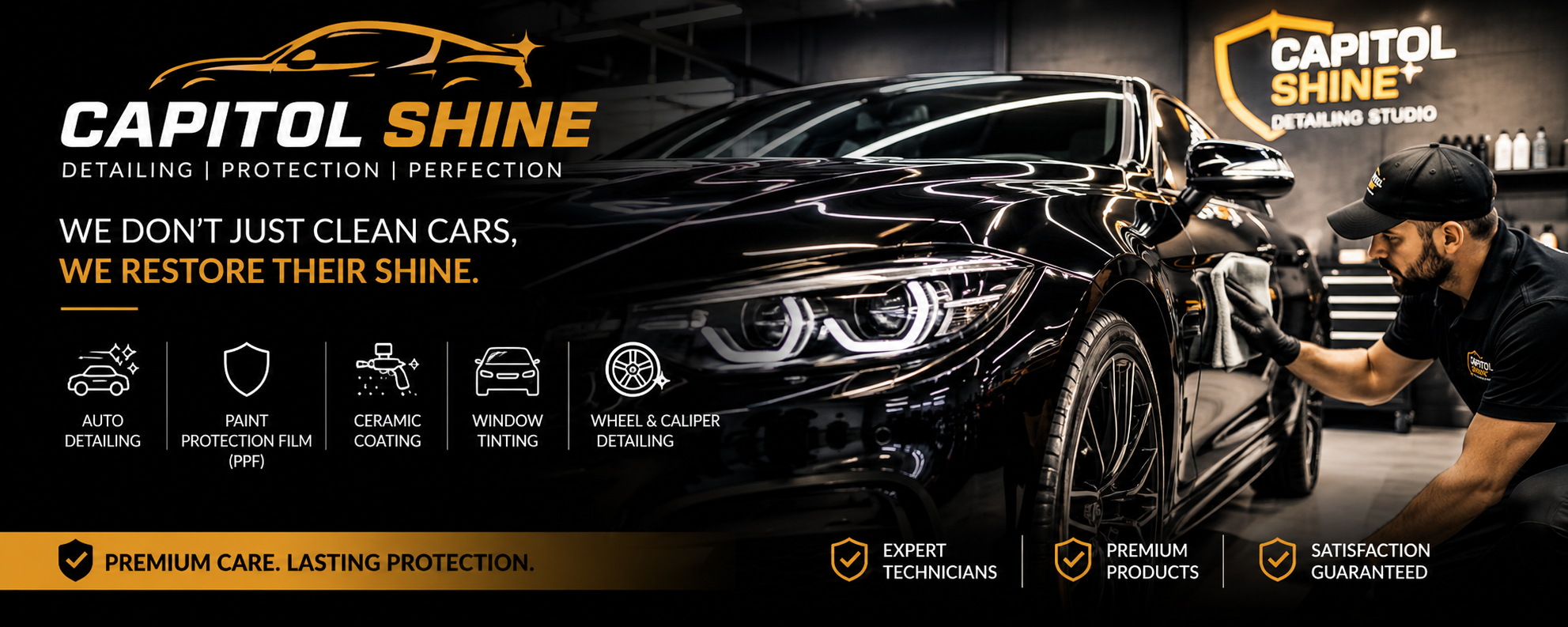 Capitol Shine - Car Detailing and Window Tinting cover