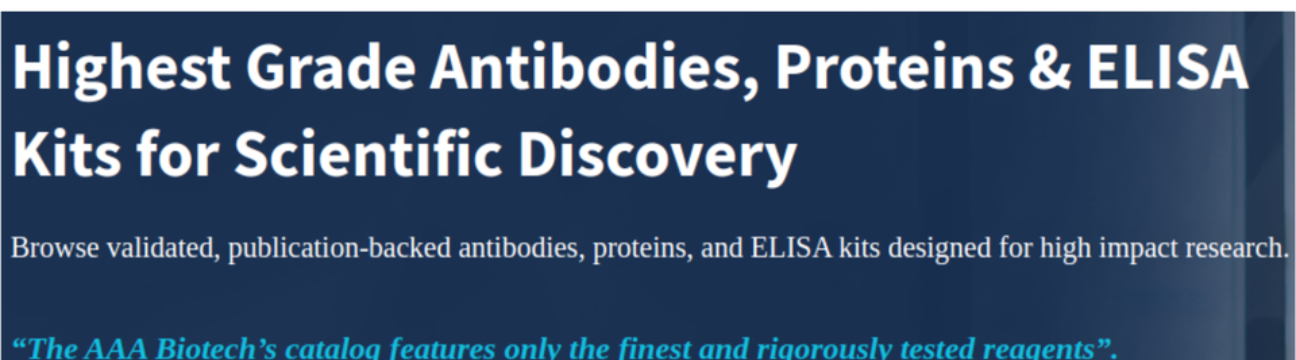 AAA Biotech cover