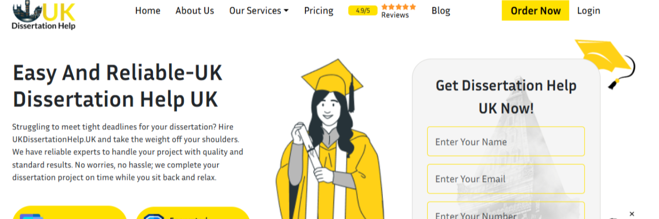 UK Dissertation Help cover