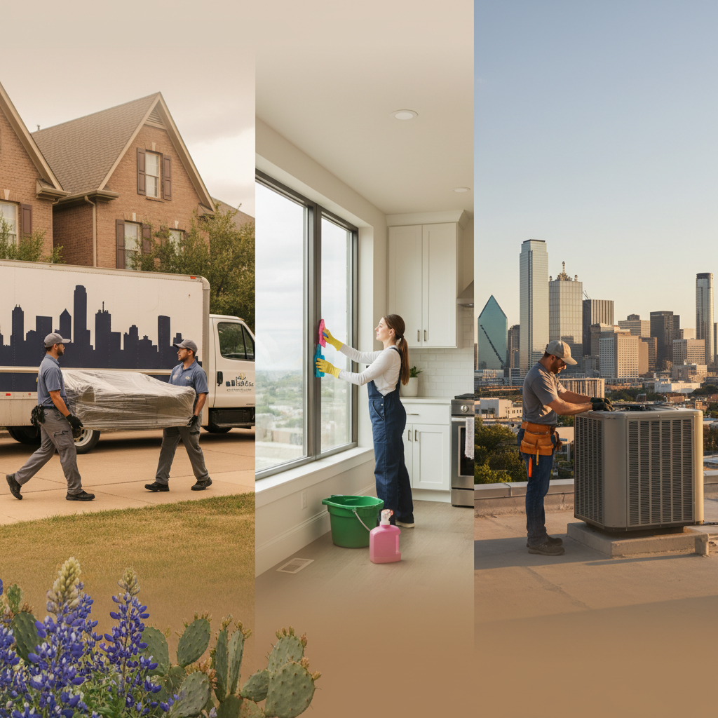 Dallas Home Services Guide: Movers, Cleaners & Repairs