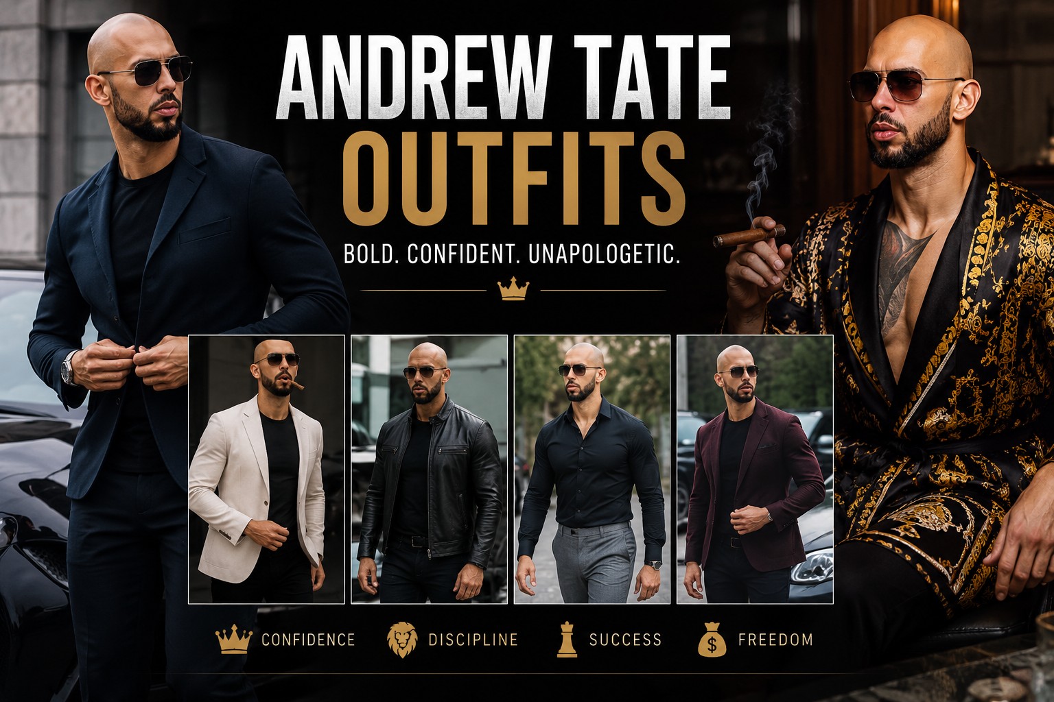 Andrew Tate Outfits: How to Create a Bold and Confident Look