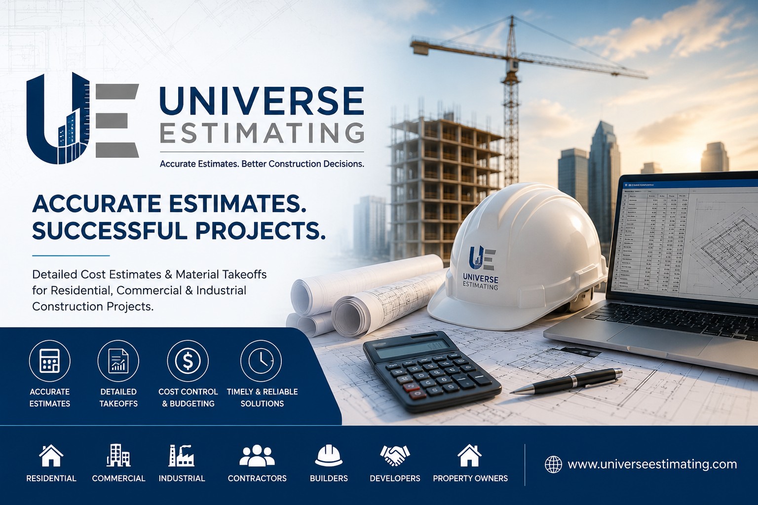 Universe Estimating – Professional Construction Estimating Services