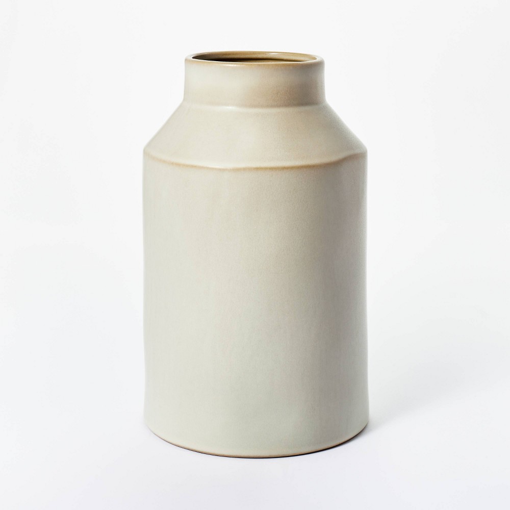 10" x 6" Carved Ceramic Vase Gray – Studio McGee