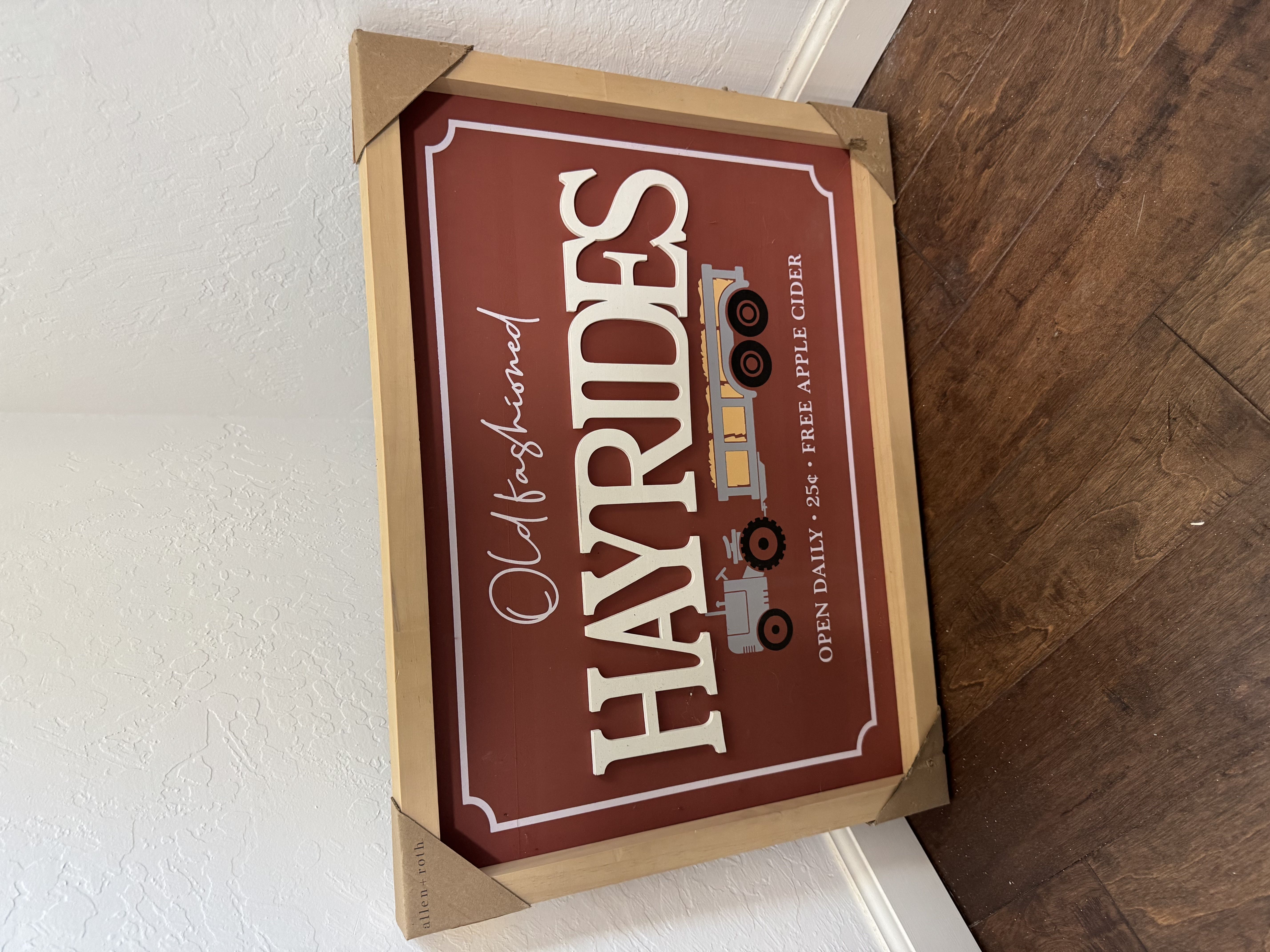 Allen + Roth Old Fashioned Hayrides Wall Art