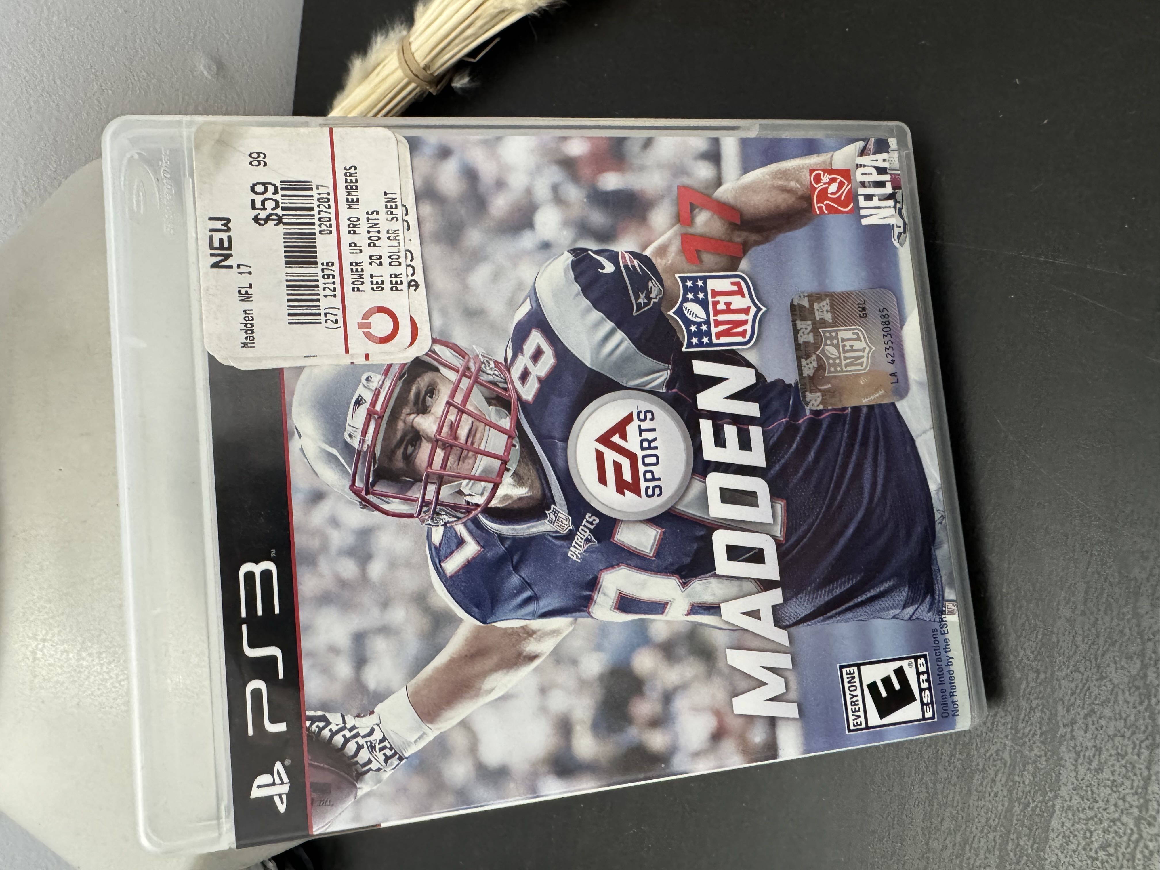 Madden NFL 17 PS3 Game - New Edition